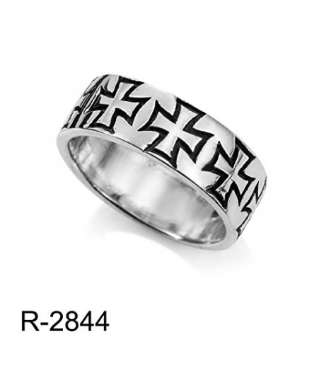 El Sendero, Sano y Natural Anillo Templario (Fabricado en España Plata Maciza) (20)