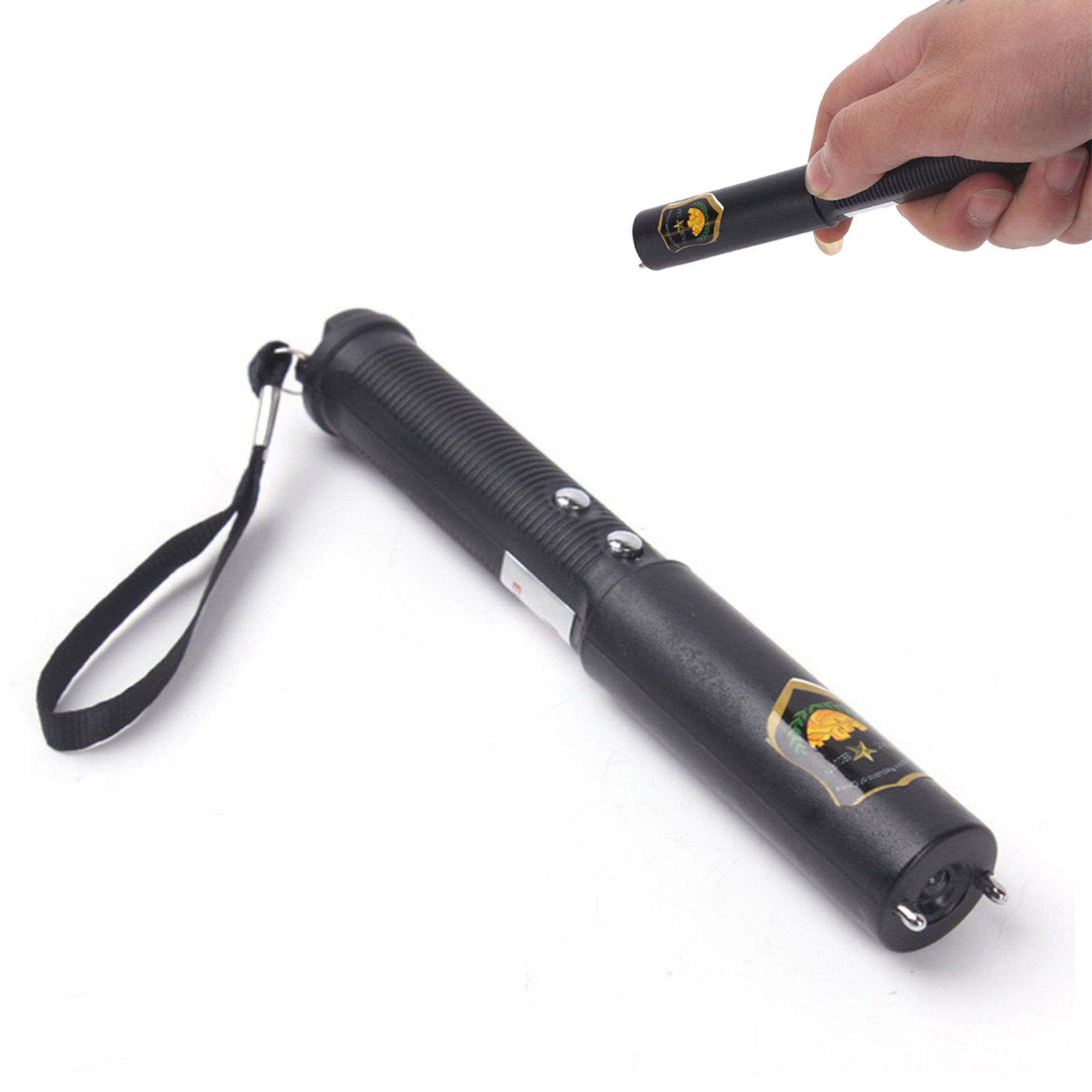 Choque elétrico seguro eletrock lanterna brinquedo vara de choque elétrico brinquedo inofensivo em forma de haste de choque elétrico brinquedo de brincadeira