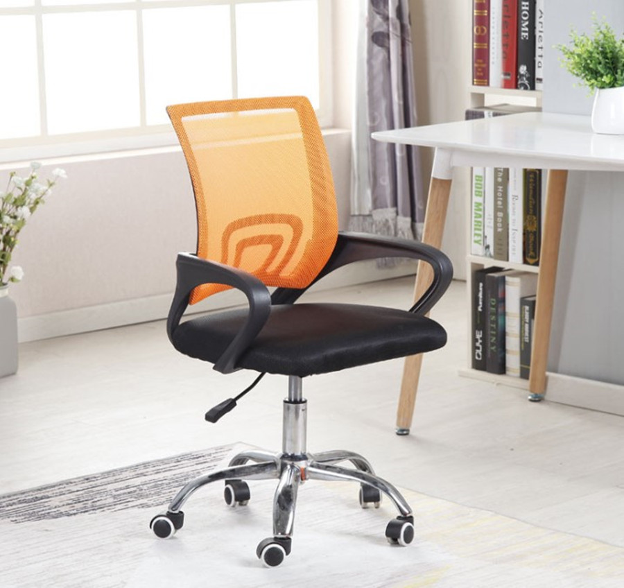 Silla de Oficina con Soporte Lumbar Giratoria Escritorio Sillon Ruedas Despacho casa sillas