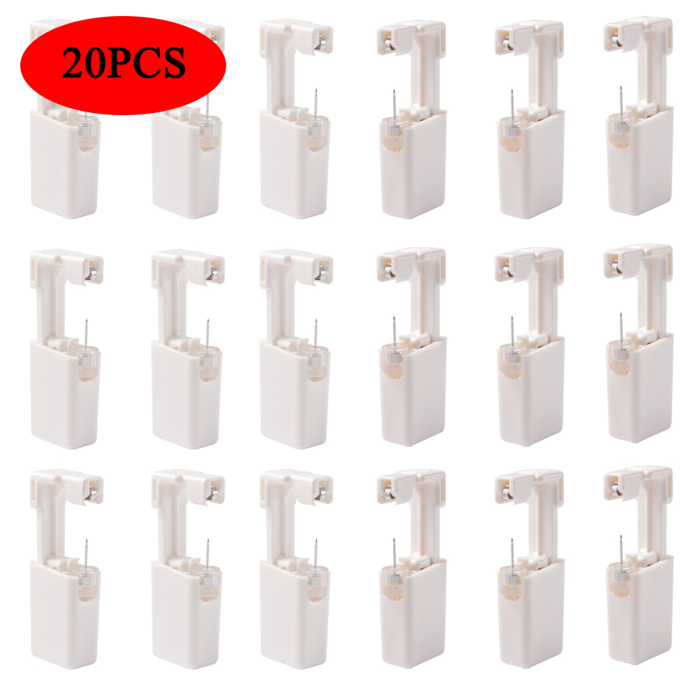 1-20 Cái/bộ Tai Có Dây Súng Dùng Một Lần Khử Trùng An Toàn Bông Tai Piercer Bộ Đinh Nhọn Mũi Nhẫn Xỏ Máy Cơ Thể Trang Sức dụng Cụ
