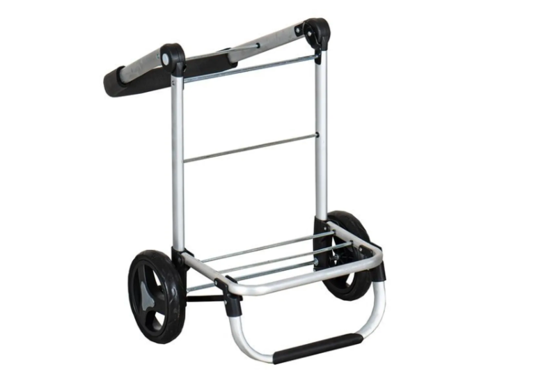 Pasar Welbonia Troli Aluminium Lipat Troli Tas Belanja