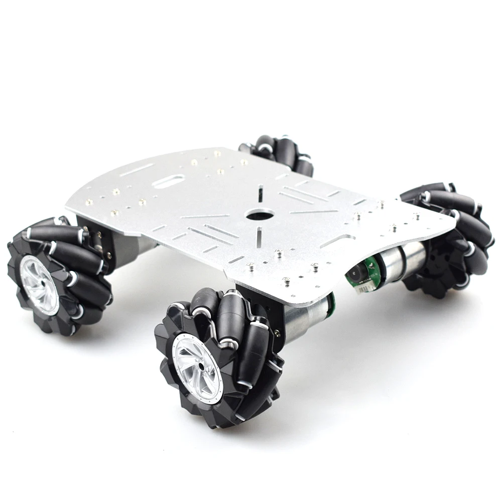 15kg Nutzlast 4WD 80mm Mecanum Rad Roboter Auto Chassis Kit mit DC 12V Hall Motor für Arduino Himbeer Pi DIY Projekt Stiel Spielzeug