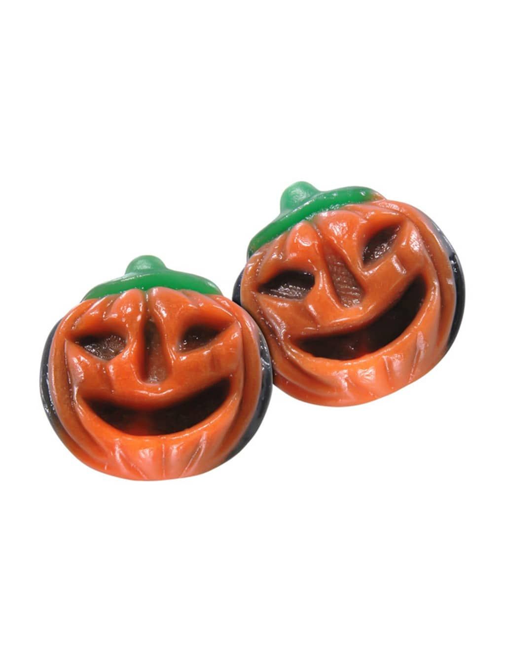 Abóboras sorridente em forma de vidro, divertido, saco de 1 kg, assinatura perfeita para suas festas ou para desfrutar no ano sabor morango, delicioso