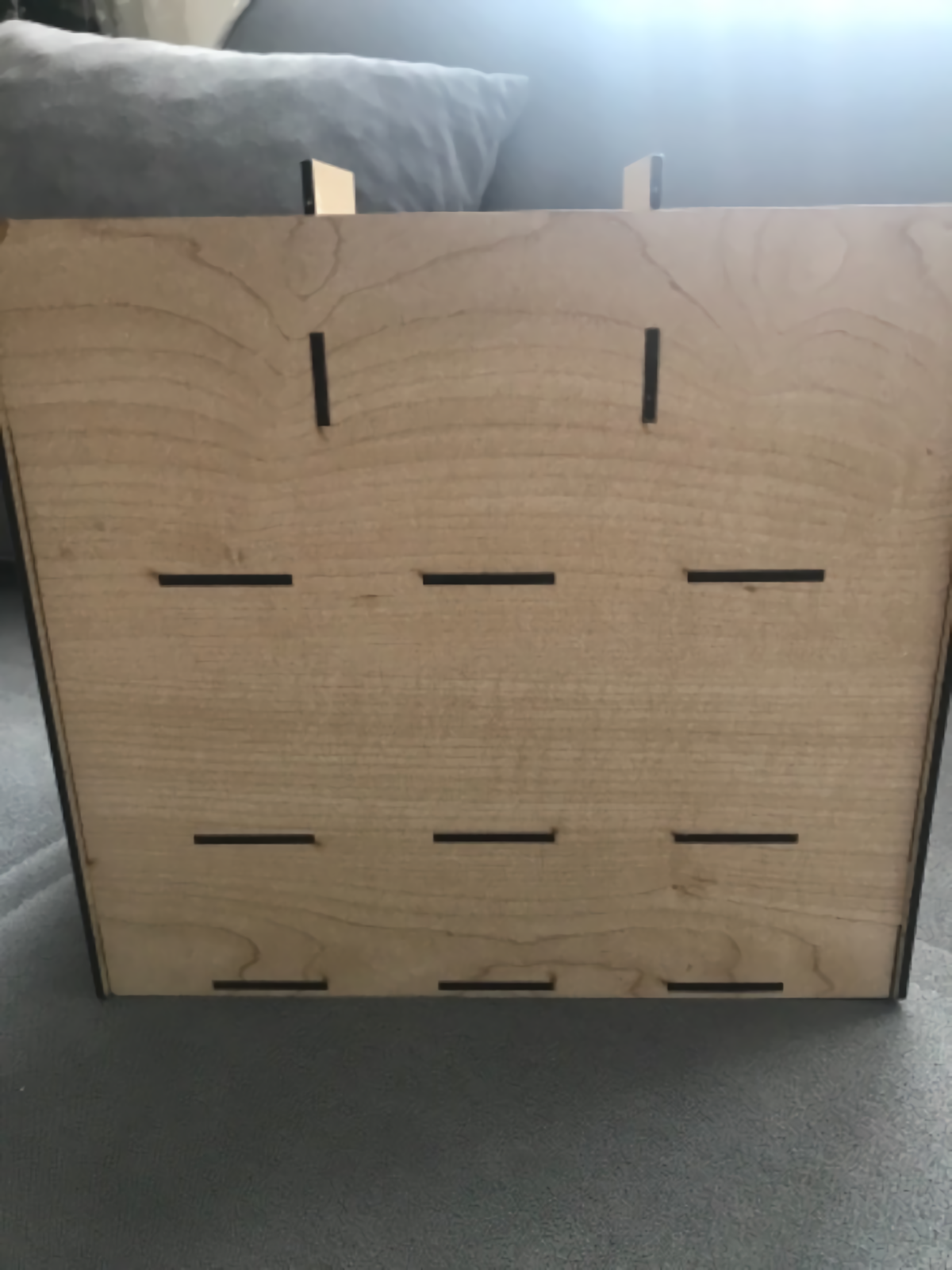 Organizer Tempat Pensil Meja Kayu 23X15X25 Cm