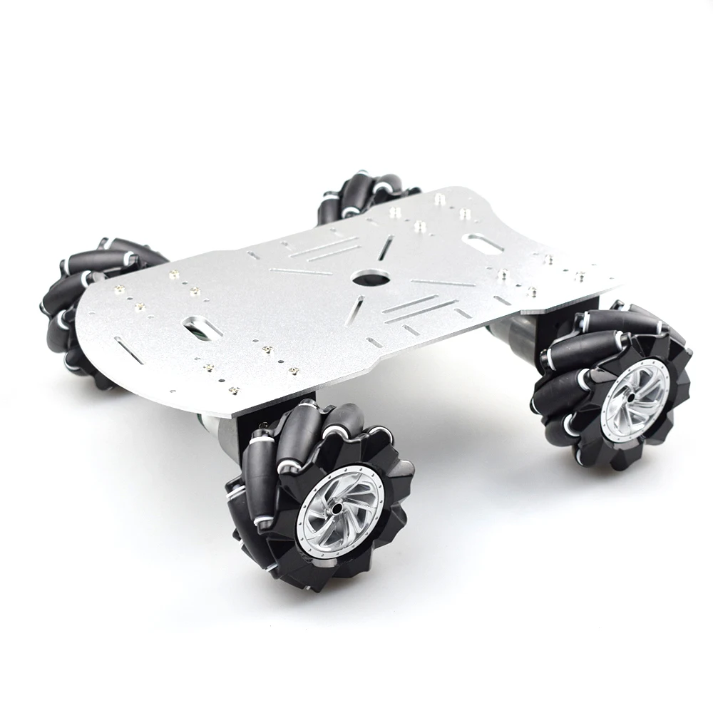 15kg Nutzlast 4WD 80mm Mecanum Rad Roboter Auto Chassis Kit mit DC 12V Hall Motor für Arduino Himbeer Pi DIY Projekt Stiel Spielzeug
