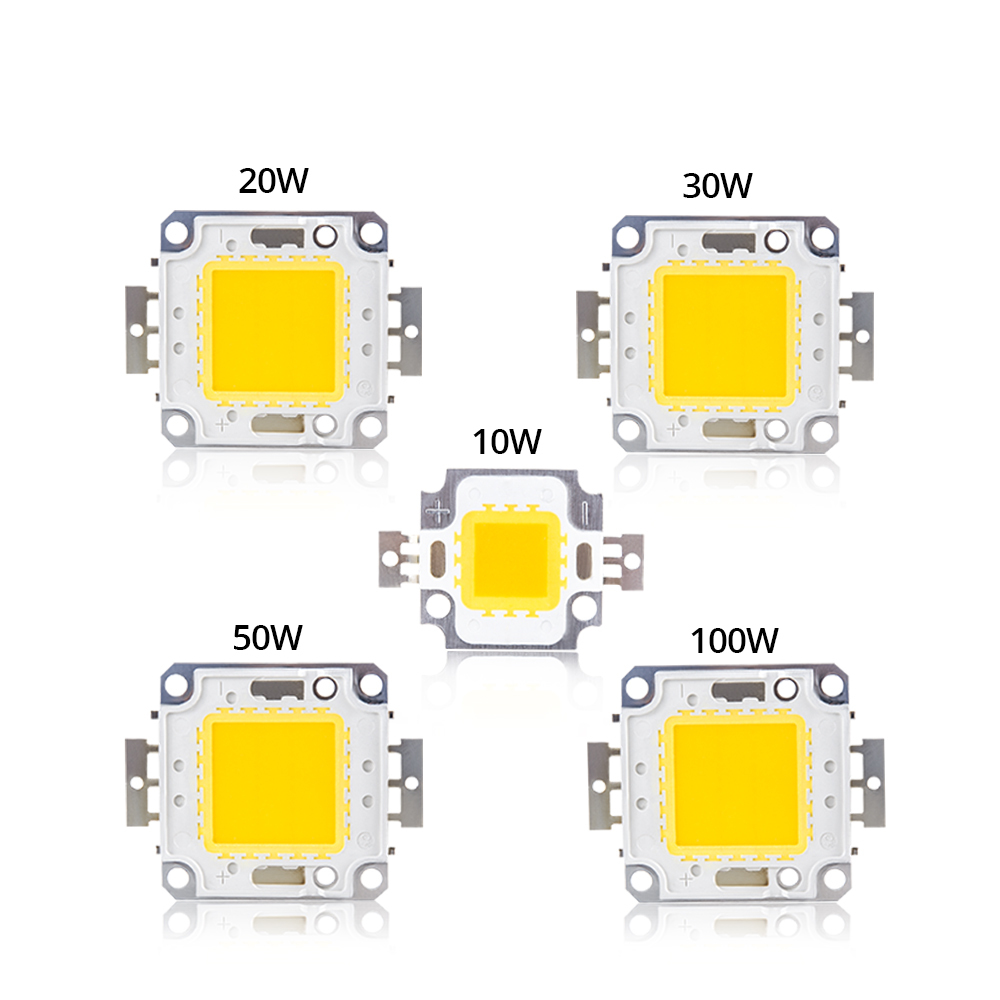 10W 20W 30W 50W 100W Led Chip Matrix Led Kalt Weiß Warm Weiß Led-modul COB Integrierte Licht Perlen Für Flutlicht Scheinwerfer