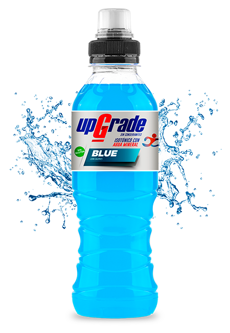 BENEDETTO UPGRADE BLUE BEBIDA ISOTÓNICA PARA DEPORTISTAS CON AGUA Y SALES MINERALES. CONTIENE 12 UD DE 500 ml. CADA UNA