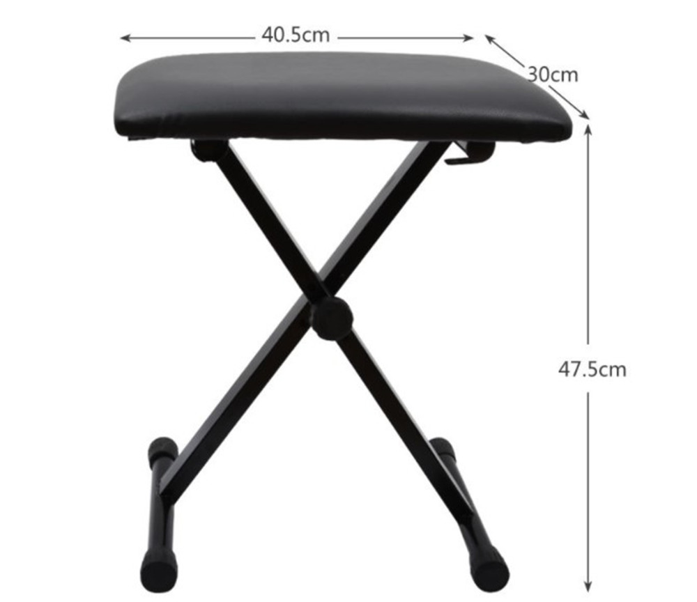 1 Taburete de piano Banquetas abatible Banco de teclado electrónico ajustable teclado Silla de guitarra