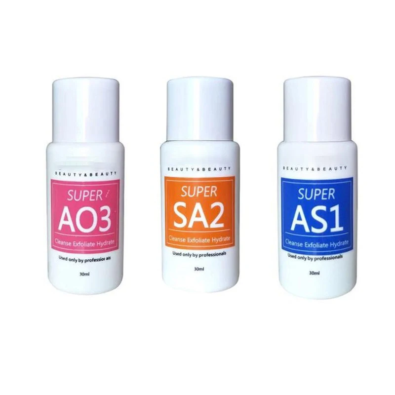 As1 Sa2 ao3-小さな偽の皮むき器,400ml,酸素濃縮物,顔のクレンジング,液体美容のエクスポート