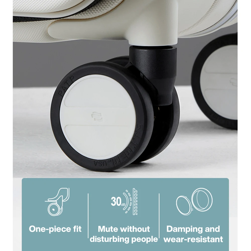 Hanke neues Design Gepäck Geschäfts reisekoffer Handgepäck Kabine Trolley Fall PC Material Rolling Spinner Räder