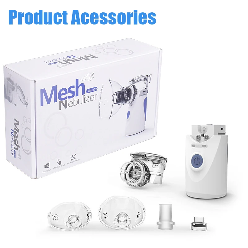 Di Động Máy Xông Khí Dung Máy Y Tế Atomizer Nebuliser Inhalator Người Lớn Trẻ Em Im Lặng Đế Hít Humidificador Nebulizador Portatil