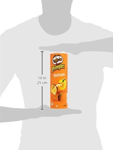 Pringles Potato Chips Box, Sabor Batatas fritas, 19 latas, 165 gramas Cada