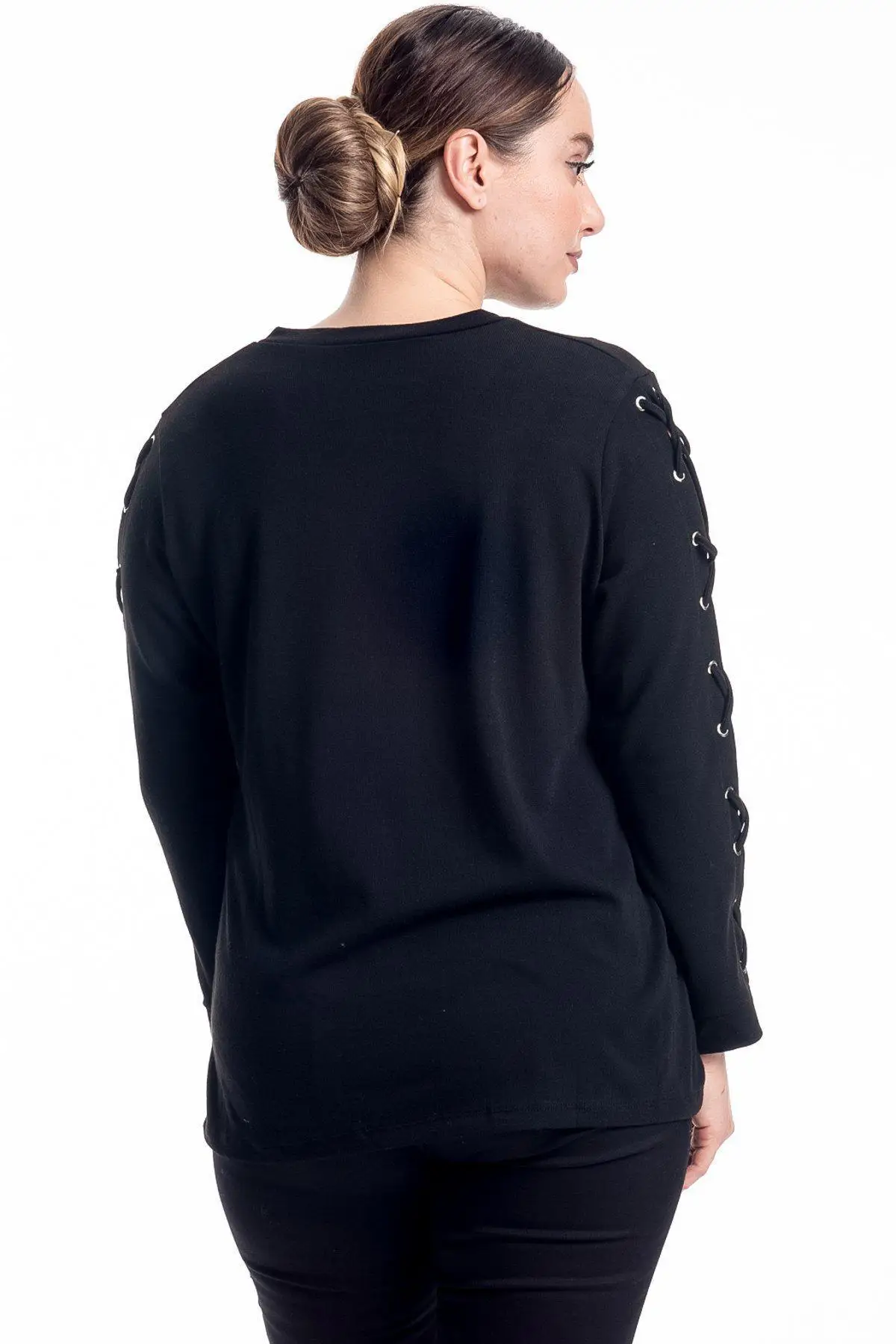 Mango de talla grande Hanezza con ojal Bluz