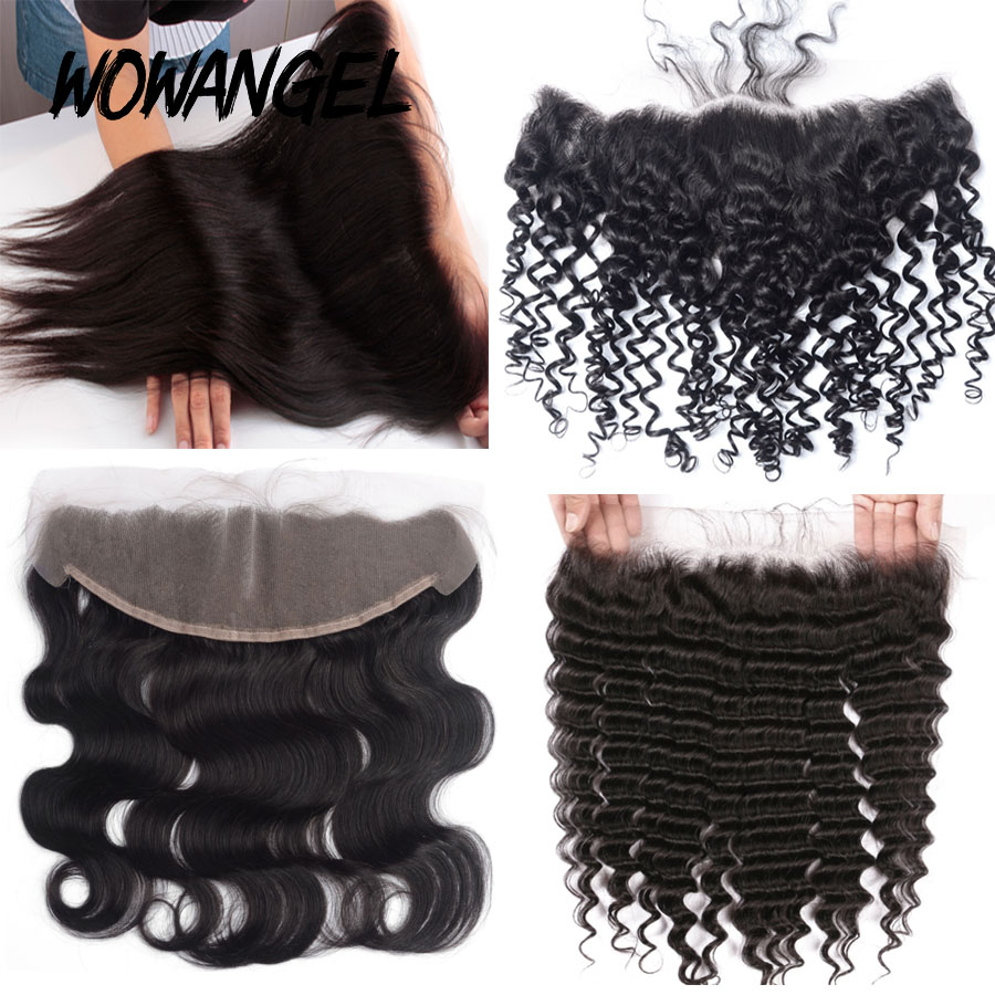 SKINLIKE リアル HD レース フロンタル メルト スキン ストレート 目に見えない HD レース閉鎖のみ ディープ ウェーブ キンキー カーリー ウォーター ウェーブ 人間の髪