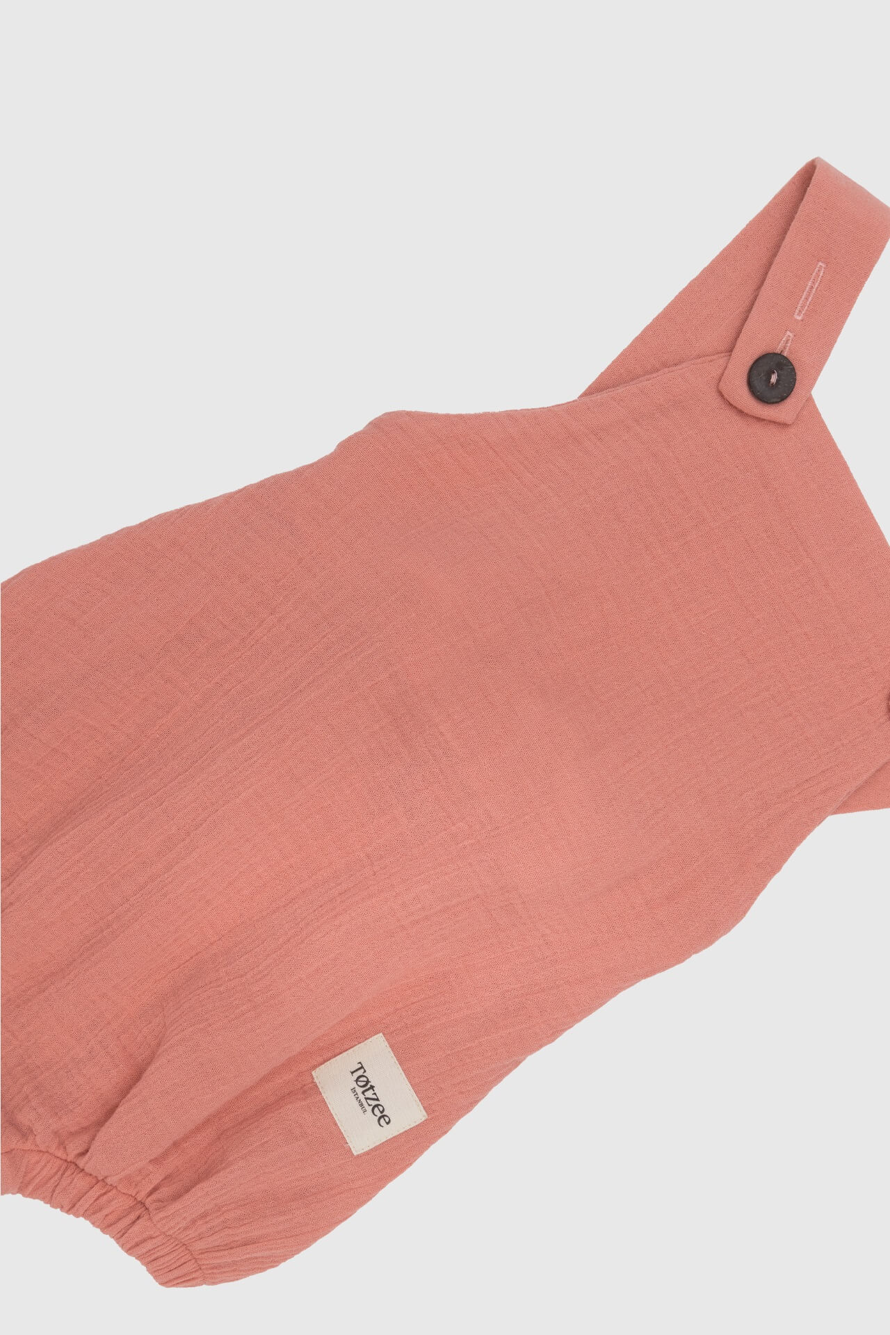 100% Katun Bertali JUMPSUIT untuk Bayi Perempuan Bayi Merah Muda dan Oranye dengan 2 Pilihan Warna Yang Berbeda