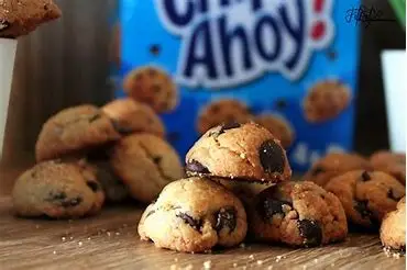 Mini Chip Box AHOY Contém 20 Pacotes de 40 gramas cada, fácil Transporte Cookies com Nugget CHOCOLATE