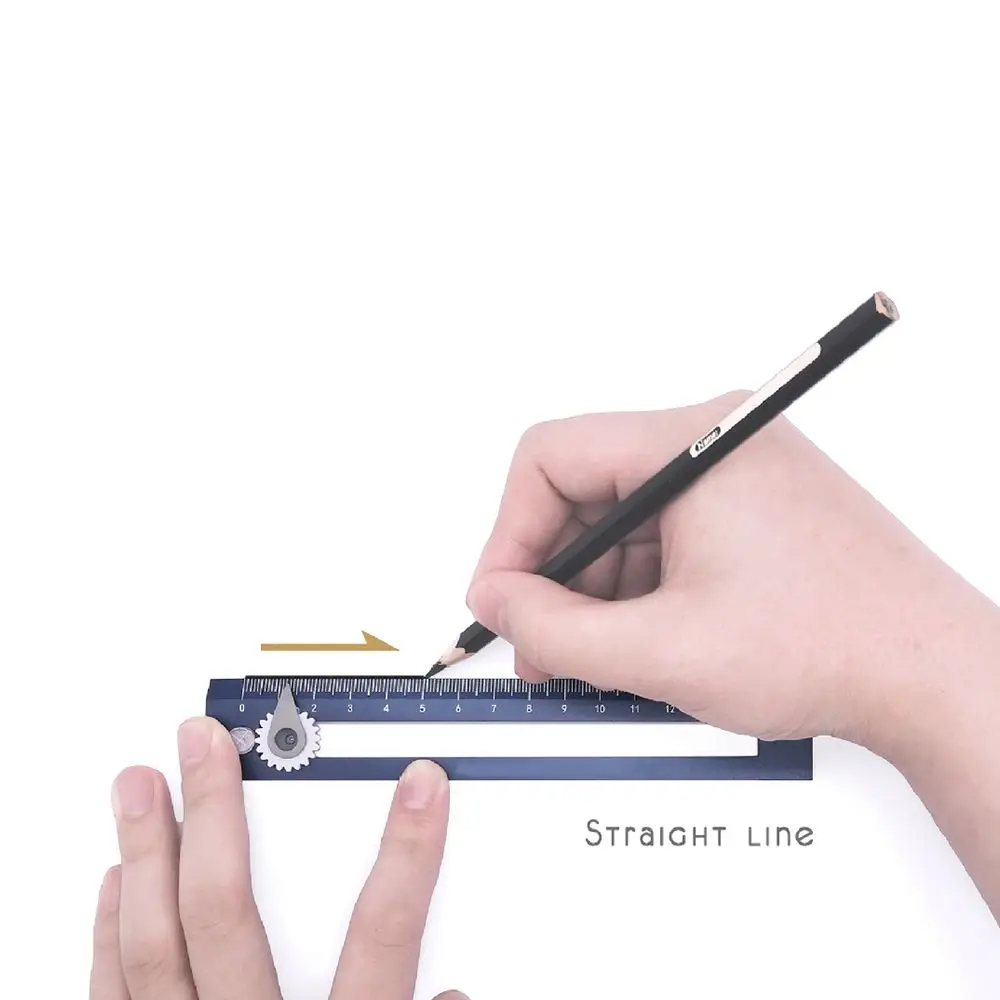 Student Compass Ruler Multi-function Drawing Circle Tool Ruler For Professional DIY Geometric Drawing Measurement Tools Office