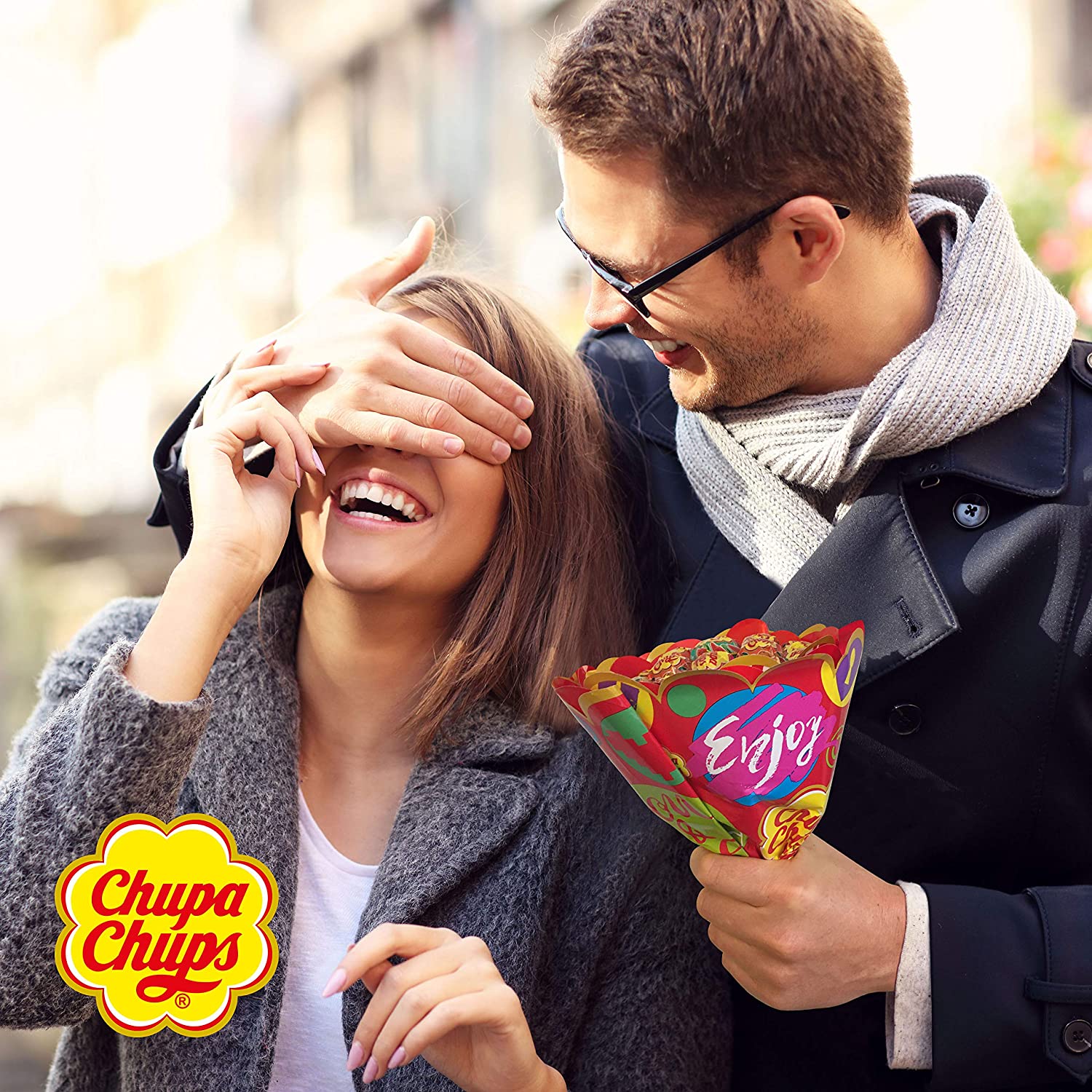 Buquê de flores Chupa Chups - o buquê de doces mais doce com que eles te direoverá Yoteailoviu muitas vezes contém 19 lupachups variados - uma maneira original para mostrar amor