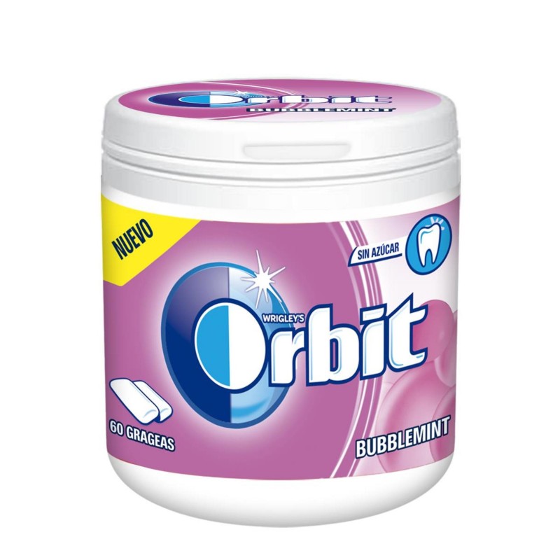 Orbit Box Gits própria personalidade, Gragea, 6 latas com 60 unidades cada, cada um dos Orbit Sabor, mas todos eles têm um olhar em comum
