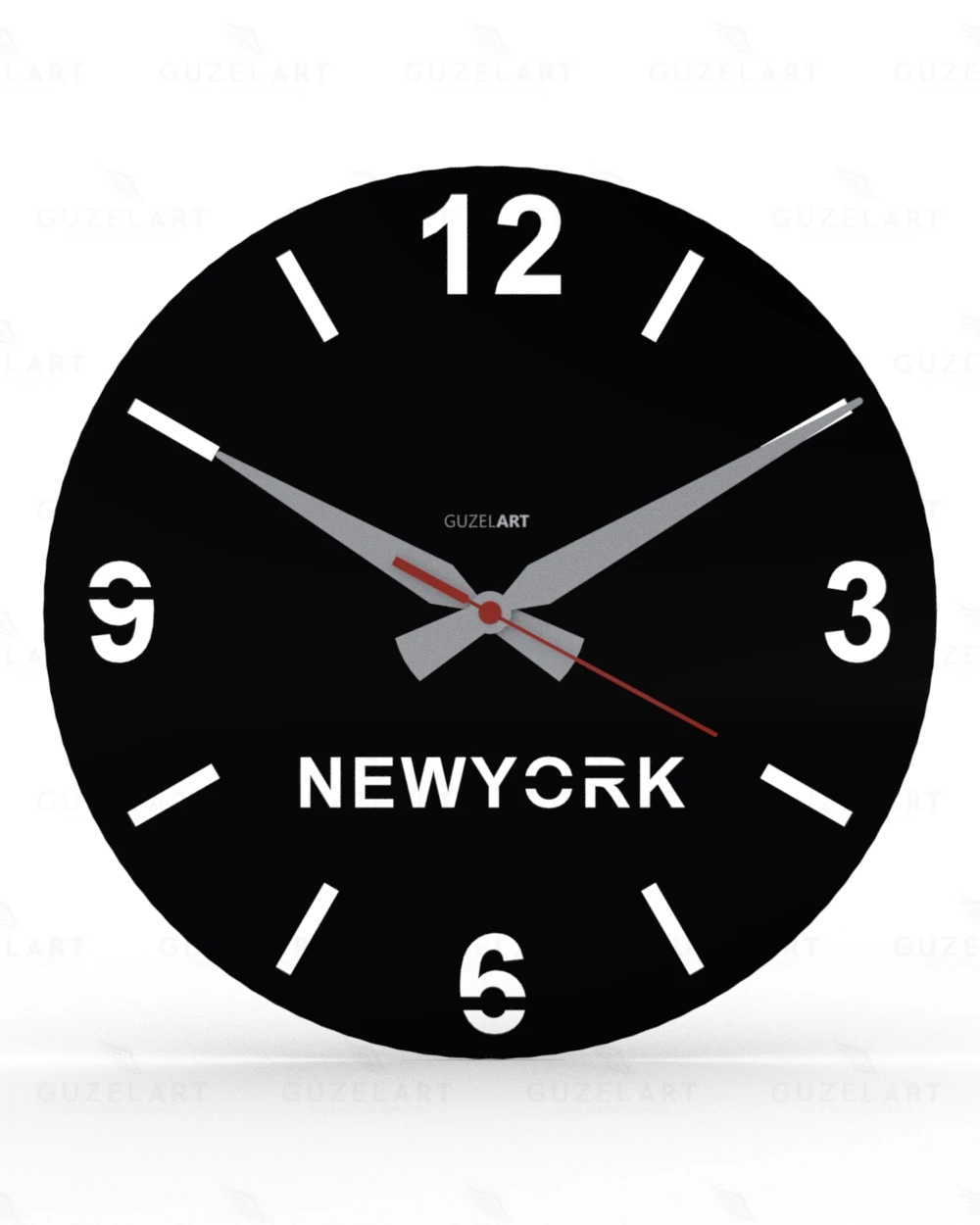 Jam Dinding GuzelArt Newyork, Jam Dinding Newyork, Jam Dinding Bertema Newyork, Jam Dinding Newyork City, Jam Dinding Kamar