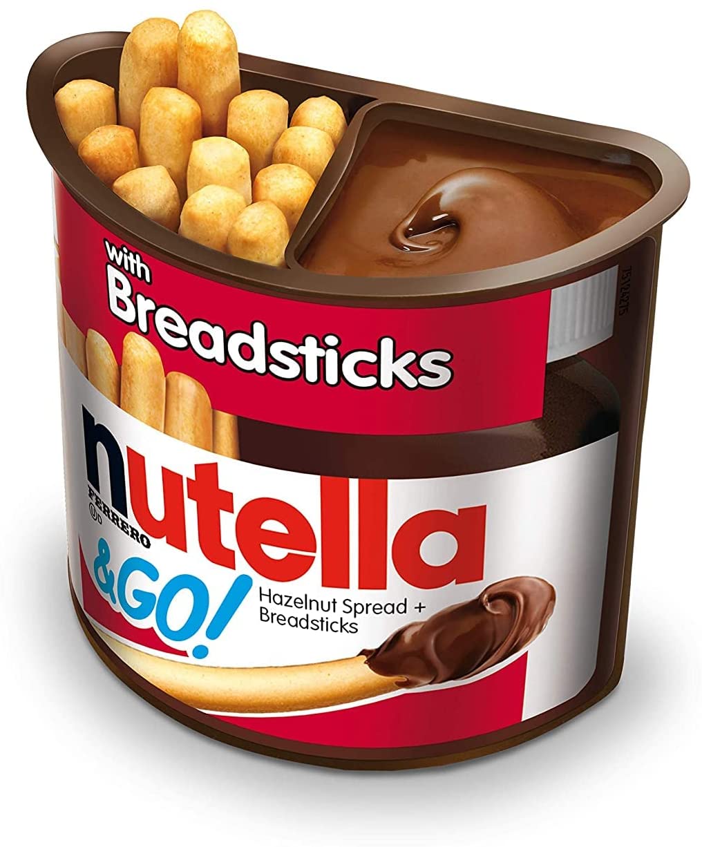 Kinder Nutella & Go Nutella, Embalagem de 12 Peças, 52g