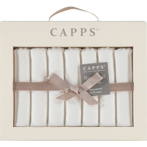 7 Buah Tisu Mulut Bayi Katun 100% Organik 20*20 untuk Anak Baru Lahir