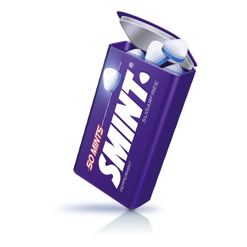 Estanho Smint Doces, Incluindo 12 Latas com 50 Latas Dentro, Deixe Ser Usado Hortelã, morango, limão, hortelã Sem açúcar