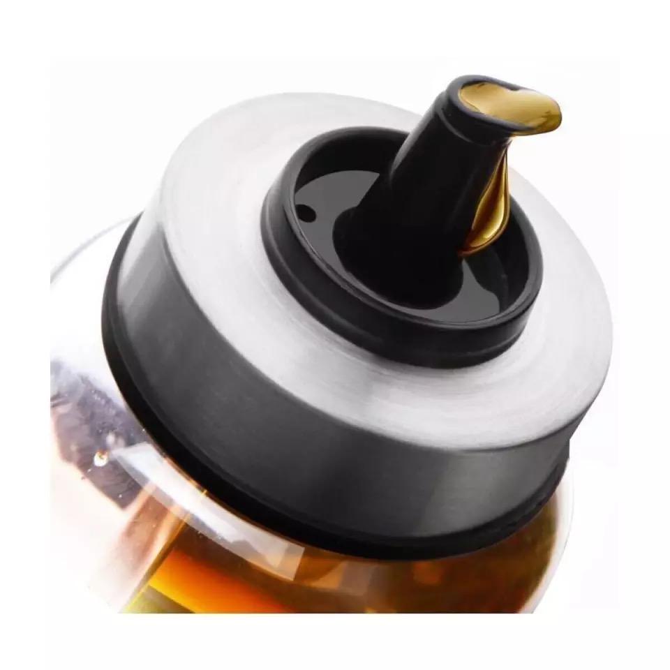 2 Buah Wadah Minyak Kaca Tahan Panas Borosilikat 500 Ml Aksesori Dapur Peralatan Pelumas Pintar Gadget