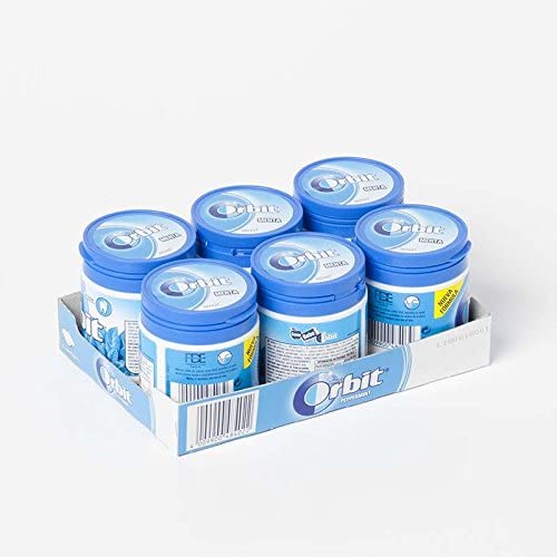 Orbit Box Gits própria personalidade, Gragea, 6 latas com 60 unidades cada, cada um dos Orbit Sabor, mas todos eles têm um olhar em comum