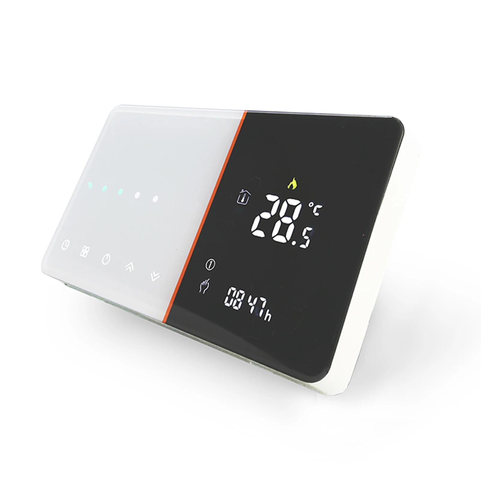 Qiumi Smart WiFi Thermostat สําหรับน้ํา / เครื่องทําความร้อนใต้พื้นหม้อต้มไฟฟ้า / แก๊สทํางานร่วมกับ Alexa Google Home