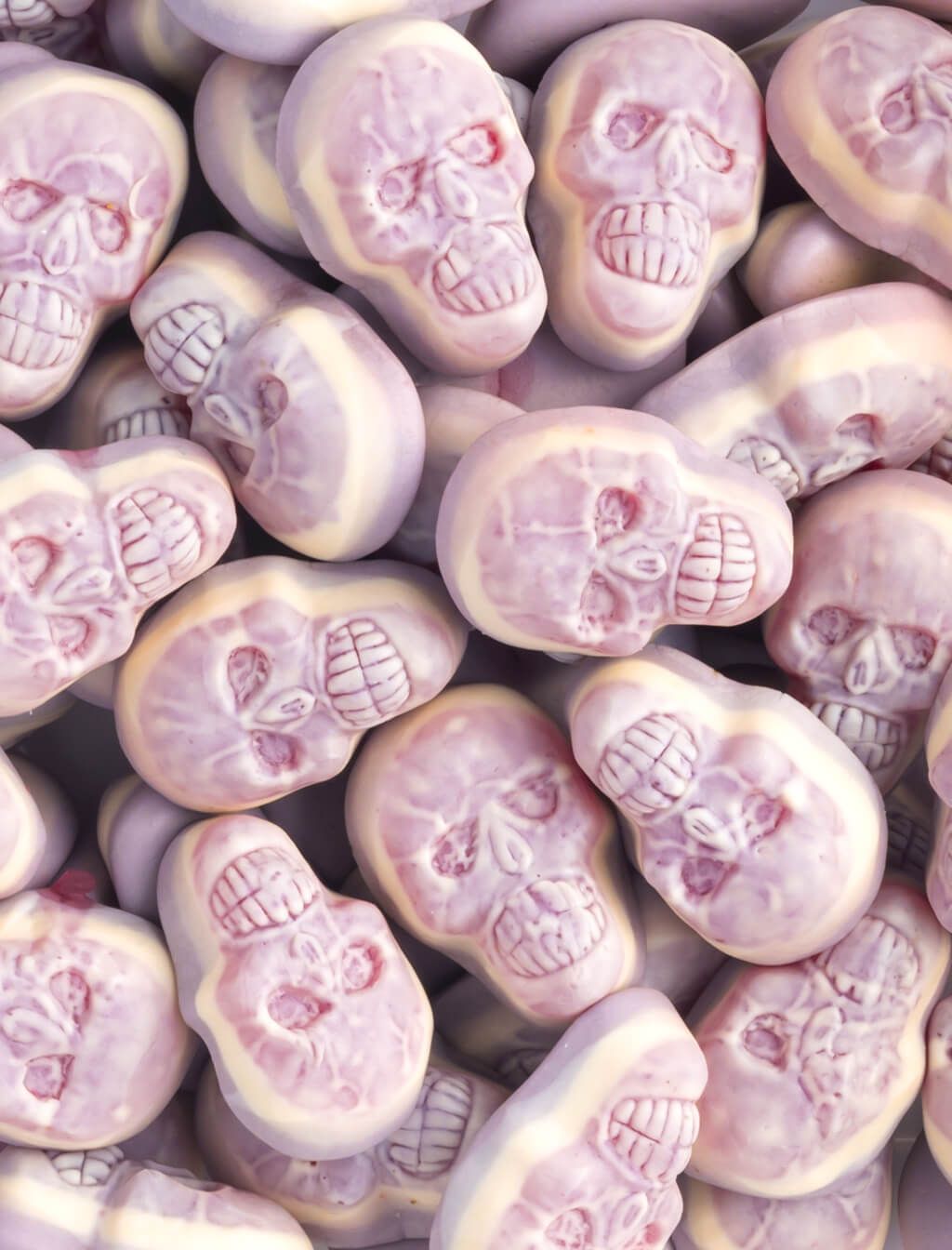 Bandeja Recheada Crânio de Doces Crescido, Gratis, 75 Unidades