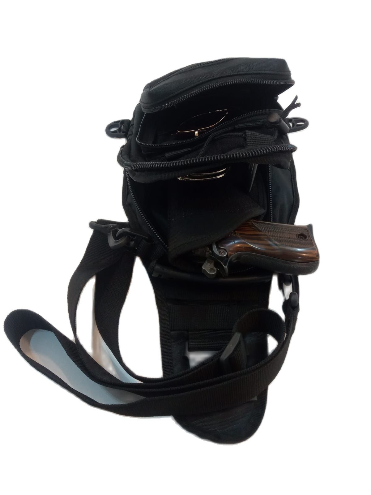 Tas Pinggang Taktis Sarung Pistol Militer Fanny Pack Selempang Tas Bahu Luar Ruangan Dada Sabuk Pak Pistol Tersembunyi Membawa Sarung Tac