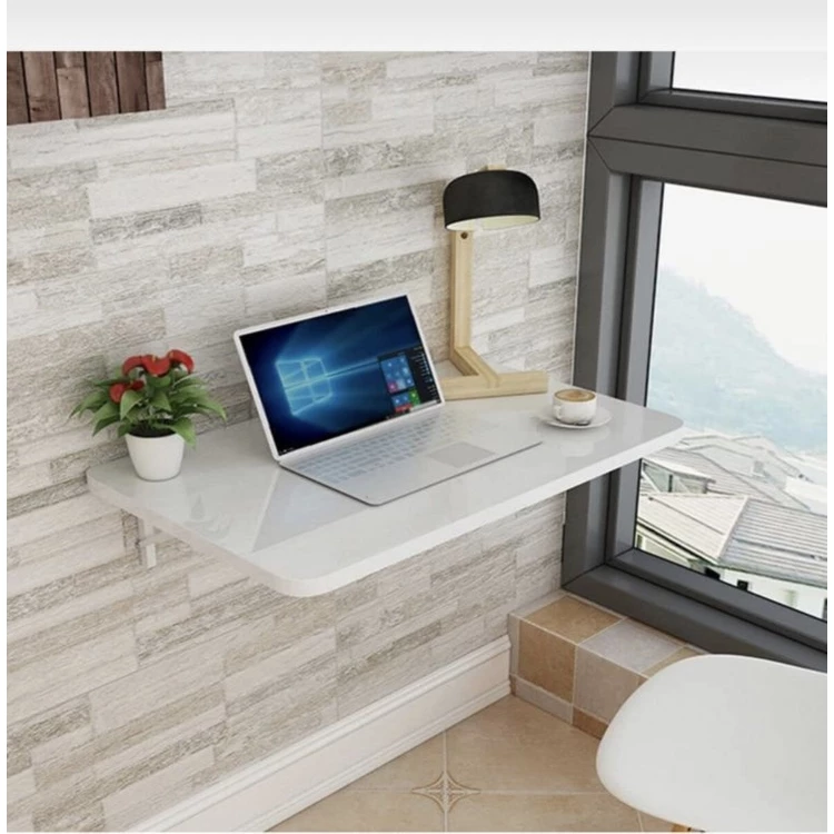 Meja Dapur Lipat Dipasang Di Dinding Meja Lipat Putih