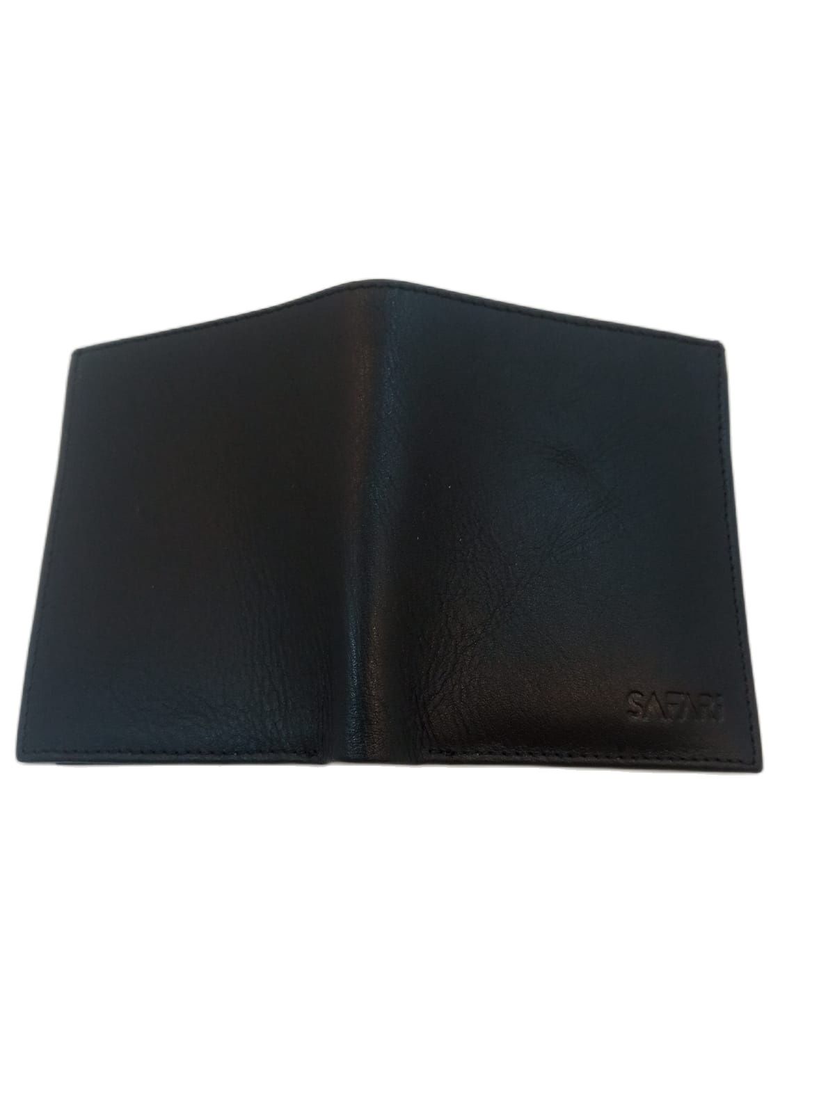 Dompet Kulit Asli DENIM Safari Dompet Koin Dompet Pendek Fashion Merek Pria Dompet Lipat Dua Ramping Tempat Kartu Kredit Pria