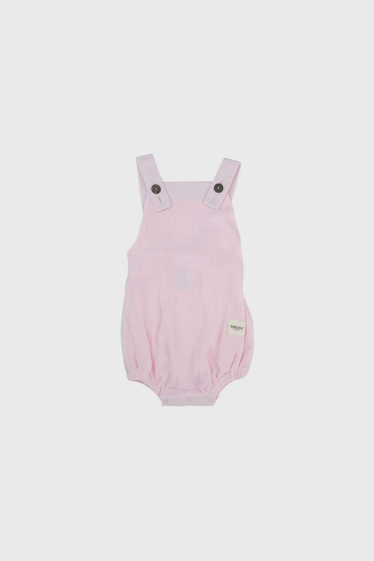 100% Katun Bertali JUMPSUIT untuk Bayi Perempuan Bayi Merah Muda dan Oranye dengan 2 Pilihan Warna Yang Berbeda
