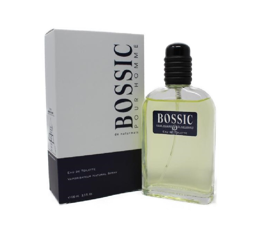 Naturmais Perfume para hombre BOSSIC MAN 100 ml con vaporizador / Perfume Fragancia Agua EAU DE TOILETTE