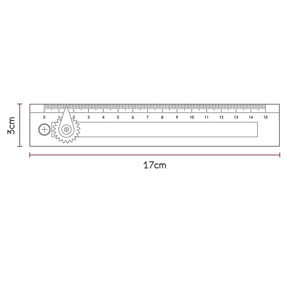 Student Compass Ruler Multi-function Drawing Circle Tool Ruler For Professional DIY Geometric Drawing Measurement Tools Office