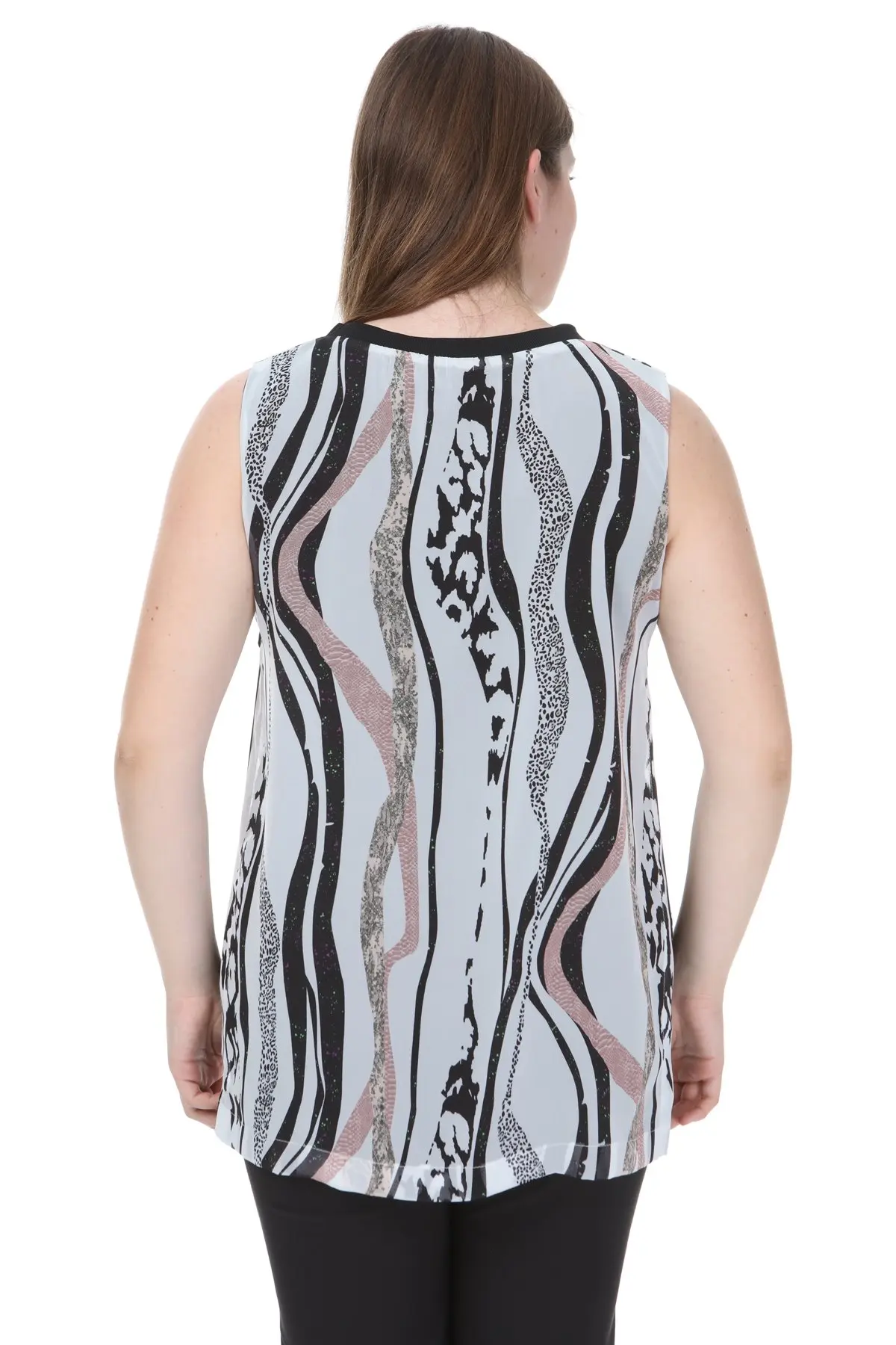 Hanezza talla grande, azul