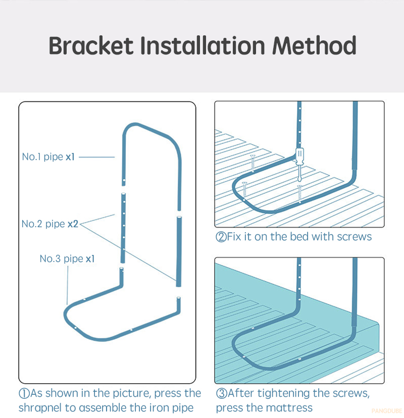 Barrière de lit pour enfant, 1 pièce, 47cm, garde-corps de clôture pour lit de bébé, Protection de lit pour enfants