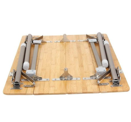 Meja Lipat Bambu Meja KINGCAMP