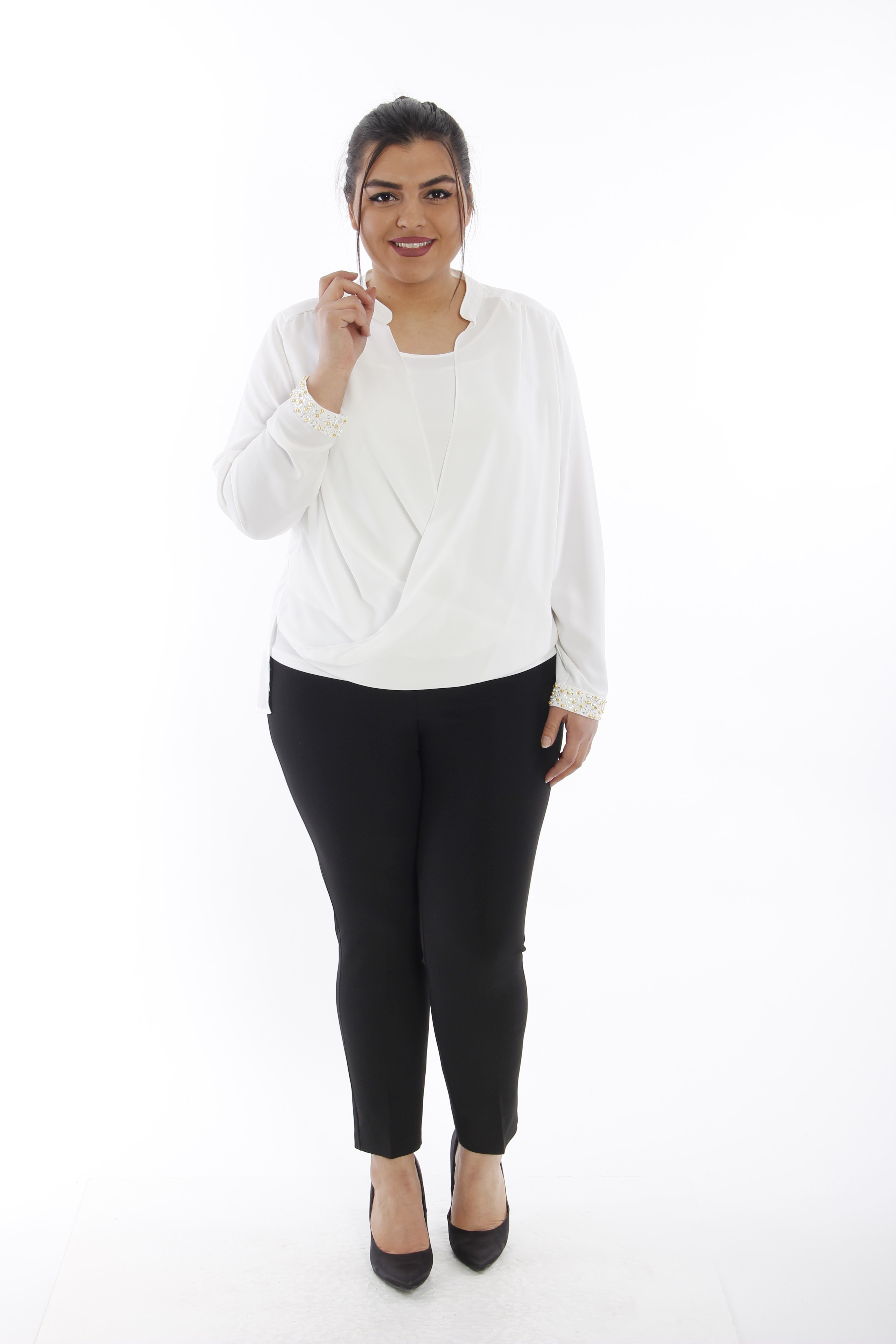 Hanezza Plus Size Krovaze Bluz