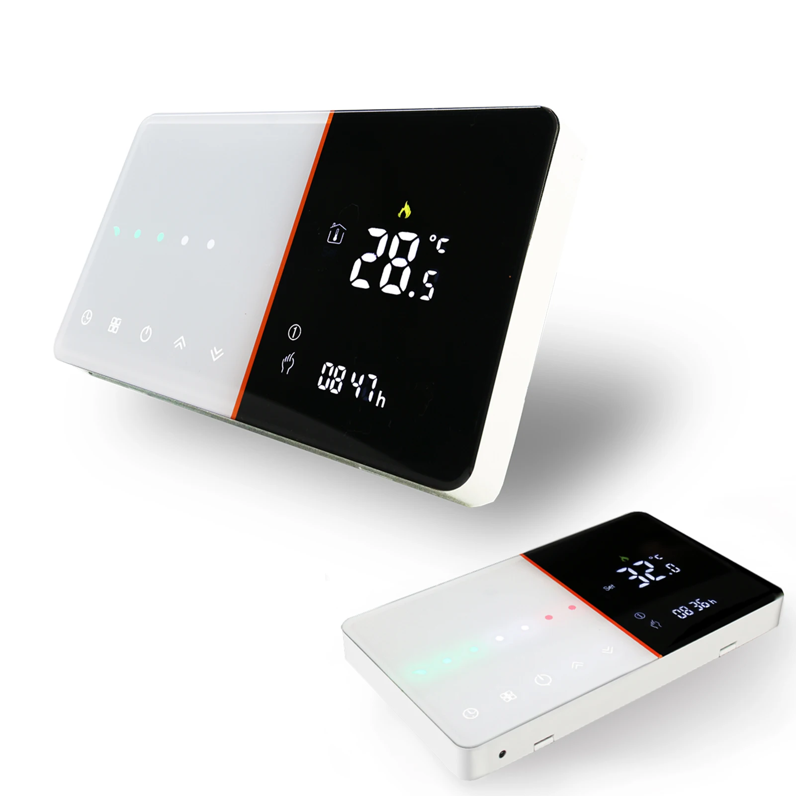 Qiumi-termostato inteligente WiFi para calefacción de suelo y agua, calentador eléctrico de Gas, funciona con Alexa y Google Home