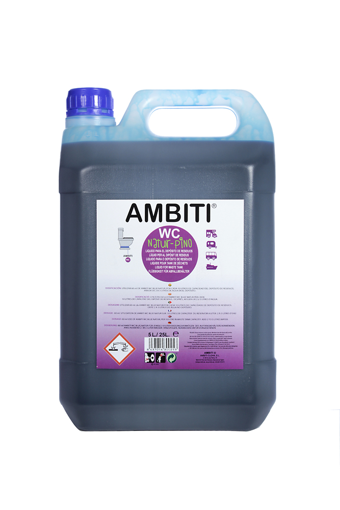 AMBITI Natur-Pino 5 litros, aditivo para el depósito de residuos, aguas negras