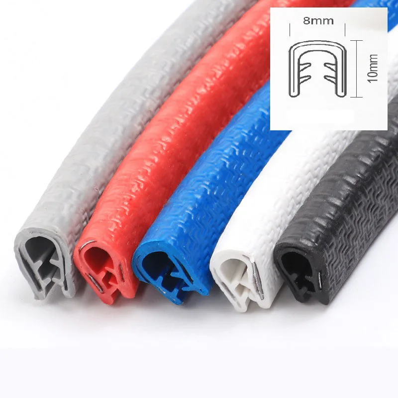 Car Door Protector Edge Scratch Strip Guard Trim Automobile Door Anti Collision Protection Strip Steel Car-styling Accessory