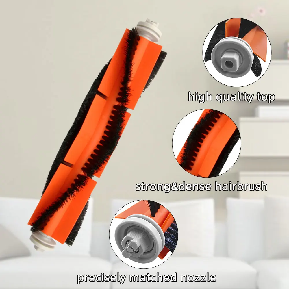 Compatible con ( Xiaomi Robot Vacuum Mop 2C / XMSTJQR2C ) Rodillo, cepillo lateral, filtro HEPA, trapo de limpieza, piezas de repuesto y accesorios para robots aspiradores.