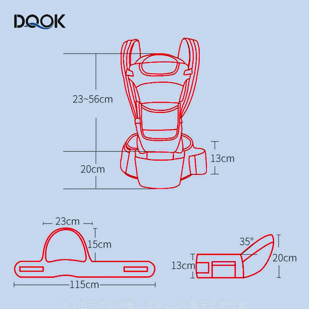 Ergonomiczny plecak z nosidełkiem dla niemowląt Nosidełko dla niemowląt z przodu Ergonomiczny plecak podróżny z chustą kangurką dla dziecka