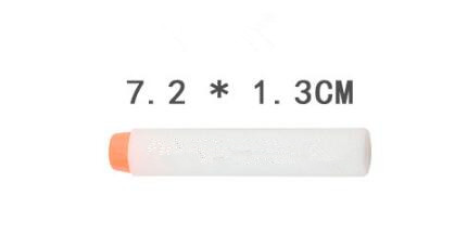 50Pc Trắng Dạ Quang Cho Súng Đồ Chơi Nerf Đạn Mềm Rỗng Lỗ Đầu 7.2Cm Đổ Lại Phi Tiêu Súng Đồ Chơi Bắn Đạn Cho Súng Đồ Chơi Nerf đồ Chơi Cho Trẻ Em, Quà Tặng