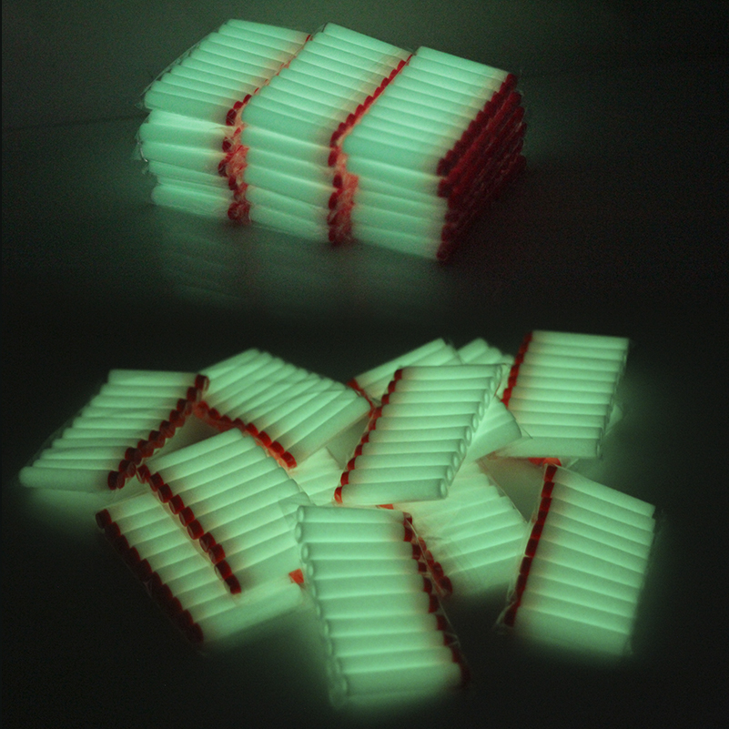 50Pc Trắng Dạ Quang Cho Súng Đồ Chơi Nerf Đạn Mềm Rỗng Lỗ Đầu 7.2Cm Đổ Lại Phi Tiêu Súng Đồ Chơi Bắn Đạn Cho Súng Đồ Chơi Nerf đồ Chơi Cho Trẻ Em, Quà Tặng