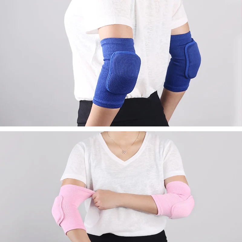 Coderas elásticas de esponja gruesa, protectores de rodilla para codo, baloncesto, voleibol, deporte, funda para brazo, almohadilla para adultos y niños