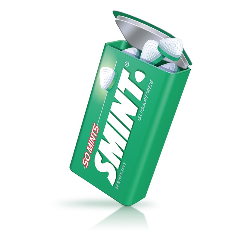 Estanho Smint Doces, Incluindo 12 Latas com 50 Latas Dentro, Deixe Ser Usado Hortelã, morango, limão, hortelã Sem açúcar